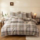 New 3pcs 100% Cotton Bedding Set High Quality Includes One Duvet Cover and Two Pillowcases Soft Skin-friendly and Breathable