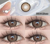 Popxstar 1 Pair New Color Contact Lenses with Myopia Degree High Quality Blue Eyes Colored Lens Makeup Beautiful Pupil Yearly Use