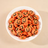 Popxstar 20/10Pcs Halloween Resin Pumpkin Miniatures Mini Flatback Charms Pumpkin Halloween Party Home Table Decoration DIY Crafts Gift