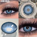 Popxstar  1 Pair Fashion Color Contact Lenses for Eyes Brown Lenses Colorcon Blue Lenses Yearly Beautiful Grey Eye Pupils Lens