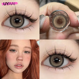 14.5mm Big Black Lenses Colored Contact Lenses Brown Natural Look Lenses Soft Colored Pupils Beauty Cosmetics large black