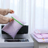 Popxstar  Mesh zipper laundry bag polyester mesh anti-deformation underwear bra clothes mesh bag household washing machine