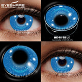 Popxstar  1 Pair yellow cosplay color contact lenses for eyes crazy Halloween cat Eye makeup Role playing Eye cosmetics red lens