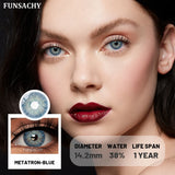 Popxstar  1pair METATRON Color Contact Lenses for Eyes Brown Eye Contacts Gray Pupils Yearly Use Women Cosmetics Color Eye Lens