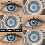 Halloween Colored Contact Lenses 2Pcs Cosplay Anime Cyber Makeup Blue Pink Color Contacts Red Eye Lens Fast Delivery