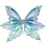 Sparkling Large Fairy Wings Organza Adult Women Angel Wings Princess Fairy Wing for Cosplay Dress Up