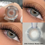 Popxstar  1Pair METATRON Series Fashion Makeup Beauty Contacts Lenses Soft Yearly Green Contacts Eyes Color Lenses Colored lenses