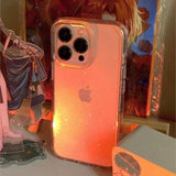 Popxstar Luxury Bling Glitter Clear Phone Case For iPhone 16 15 14 13 12 11 Pro Max X XR XS 7 8 Plus Shockproof Transparent Soft Cover