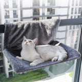 Window Cat Bed Hanging Hammock Soft Plush Cat Hammock for Indoor Cats Sunbathing All Season Pet Bed Supplies