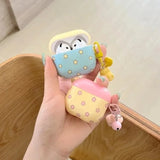 Sparkling Star Bell Earphone Case For Airpods Pro 2nd Cover For Airpods 1 2 3 4 Pro3 with Pendant Protective Apple Headphone