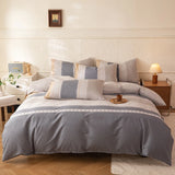 3pc  100% Cotton Printed Duvet Cover Set Includes One Duvet Cover and Two Pillowcases It's Soft Skin-friendly Cotton Bedding
