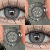 1Pair Colored Contact Lenses Beauty Pupil Blue Lenses Eye for Natural Effect Eyes Cosmetic Brown Eye Lenses Free Shipping
