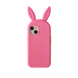 Popxstar  Cute 3D Bunny Rabbit Ear Silicone Phone Case for IPhone 13 14 15 16 Pro Max Japan Ins Funny Cartoon Shockproof Back Cover Case