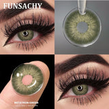 1 Pair Lucifer Series Color Contact Lenses for Eyes Natural Blue/Brown/Gray/Green Lens 14.5mm Big Eyes Contacts Yearly