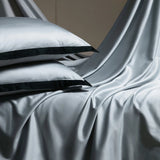 Popxstar  1000TC Egyptian Cotton Solid Color Bedding Set King Queen Size White Hotel Style Duvet/Quilt Cover Fitted Bed Sheet Pillowcases