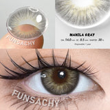 Popxstar  1 Pair Colored Contact Lenses Eye Color Lenses Natural Lenses Pupils Brown Blue Grey Fashion Lens Yearly Cosmetics Lens