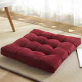 Popxstar  Corduroy futon cushions with thick bay window yoga cushions with cloth art balcony with round floor tatami cushions