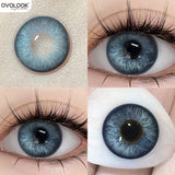 Popxstar  Blue Contact Lenses for Eyes Fashion Color Pupils Beauty Green Lenses Natural Eye Color Lenses for Myopia 1 Pair Cosplay