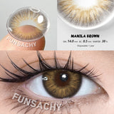 Popxstar  1 Pair Colored Contact Lenses Eye Color Lenses Natural Lenses Pupils Brown Blue Grey Fashion Lens Yearly Cosmetics Lens