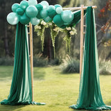 Popxstar Chiffon Wedding Arch Draping for Ceremony Reception Decorations Pink Sheer Fabric Curtains for Party Stage Bridal Shower