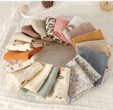 Popxstar 5Pcs Baby Cotton Washcloth Newborn Burp Cloth Square Towels 6-Layer Pure Cotton Soft Absorbent Gauze Cotton Baby Towels
