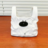 Handbag Style Ceramic Storage Box Puppy Shaped Cartoon Toothbrush Toothpaste Holder Novelty Makeup Brush Box Home Decor