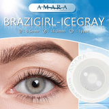 Natural Color Lens Eyes 2pcs Color Contact Lenses For Eye Blue Beauty Contact Lenses Eye Yearly Cosmetic Color Lens