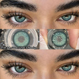 Gray Beauty Pupils Color Contact Lenses 1Pair Fashion Blue Contacts Brown Makeup Lenses Yearly Green Eye Color Lenses