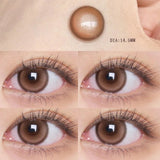 Popxstar  1 Pair New Colored Lenses for Eyes with Myopia Prescription Blue Eyes Contacts Lens Beauty Pupil Yearly Use Fast Shipping