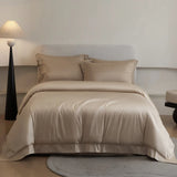 Popxstar  Solid Color Hotel Style Luxury Bedding Set 600TC Egyptian Cotton Single Queen King Size Duvet Cover Flat/Fitted Sheet Pillowcase