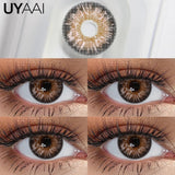 Popxstar  Contact Lenses NEW Makeup Colored Pupils Cosmetics Color Contacts Lenses Brown Natural Pupils Black Lens Beauty Green Lens