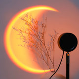 Popxstar  LED moon projection light night light, USB 180 degree rotation suitable for photography, parties, home decor, and decoration.
