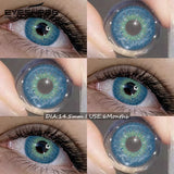 1Pair Soft Colored Contact Lenses for Eyes Fashion Blue Lenses Gray Beauty Makeup Lenses Brown Contacts Blue Eye Lenses