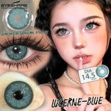 1 Pair Color Contact Lenses for Eyes Black Pupils Brown Lenses High Quality Gray Eye Lenses Beauty Makeup Blue Lenses