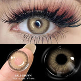 Popxstar  1 Pair Colored Contact Lenses Natural Look Brown Eye Lenses Gray Contact Blue Lenses Fast Delivery Green Eye