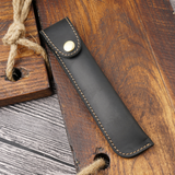 Popxstar Retro Fountain Pen Case Genuine Leather Handmade Pencil Bag Pen Cover Stationery Creative Protective Cover School Supplies