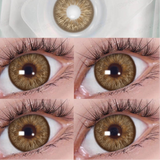 Popxstar 1 Pair Colored Contact Lenses with Degree Myopia Eye Lenses Gray Contact Blue Lens Green Eye Lenses