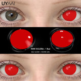 Popxstar  Lenses Cosplay Color Contact Makeup Black Lenses Cosmetics Woman Cosplay Halloween Green Contact Lenses Red Lenses