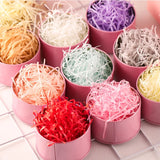 Popxstar DIY Colorful Shredded Crinkle Paper Raffia Candy Boxes Wedding Marriage Home Decoration Party Gift Packaging Filling Material