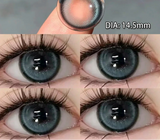 Popxstar 2Pcs Blue Color Contact Lenses with Myopia Diopter High Quality Eye Contacts Beauty Pupil Makeup Yearly Use Fast Shipping