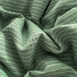 Cotton Double Gauze Bedding Sets Striped Grinkled Muslin Duvet Cover Bed Flat Sheet Pillowcases Bed Linens Students Bedroom