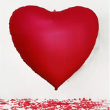 Popxstar 60Inch Heart-Shaped Foil Balloon for Brithday Propose Parties Decoration Oversize Balloon for Valentine's Day Wedding Decor