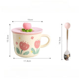 Popxstar  High Aesthetic Ins Style Ceramic Mug Creative Coffee Cup