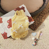 Adorable Thin Vest for Small Pets Teddy Bichon  Dog Clothes Spring Summer New Style Warmth Function Princess Style Dress