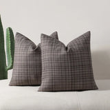 2PC 45x45cm Outdoor Waterproof Cushion Covers Farmhouse Throw Pillow Covers for Living Room Tent Patio Garden Couch Pillow Case