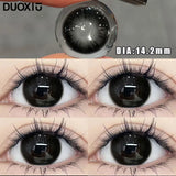 Popxstar  1Pair nature Contact Lenses Soft Lenses Brown Eye Diameter 14.5mm 14.2mm 14.0mm Beautiful pupils Black Lens Myopia Degree