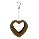 Decorative Retro Metal Plant Hangers Heart Shape Romantic Plant Hanging Basket Iron Plant Container Window Decor