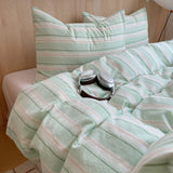 Popxstar  Nordic Ins Bedding Set Pure Cotton Duvet Cover Set Bed Sheets Set Skin-Friendly Single Twin Full Queen Size Flat&Fitted Sheet