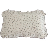Popxstar INS Ruffle Edge Gauze 100% Cotton Princess Pillow Case 30X50 48X74cm Breathable Pillowcase Decorative for Home Bedding Bedroom