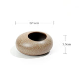 Ceramic Small Water Drop Flower Pot Vase Japanese Ikebana Flower Arrangement Device Zen Tea Table Desktop Utensils Ceramic Tools